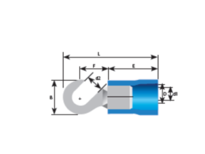 13-İzoleli Çengel Kablo Ucu