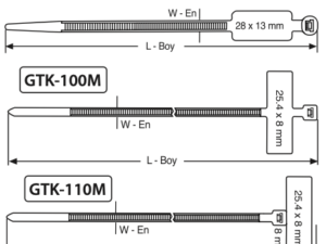 Etiketli Kablo Bağı